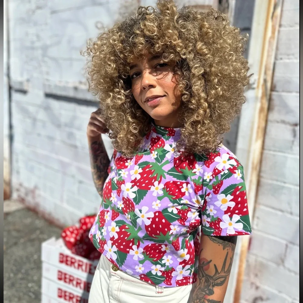 Nooworks Crop Top Berries - Picture 1 of 1